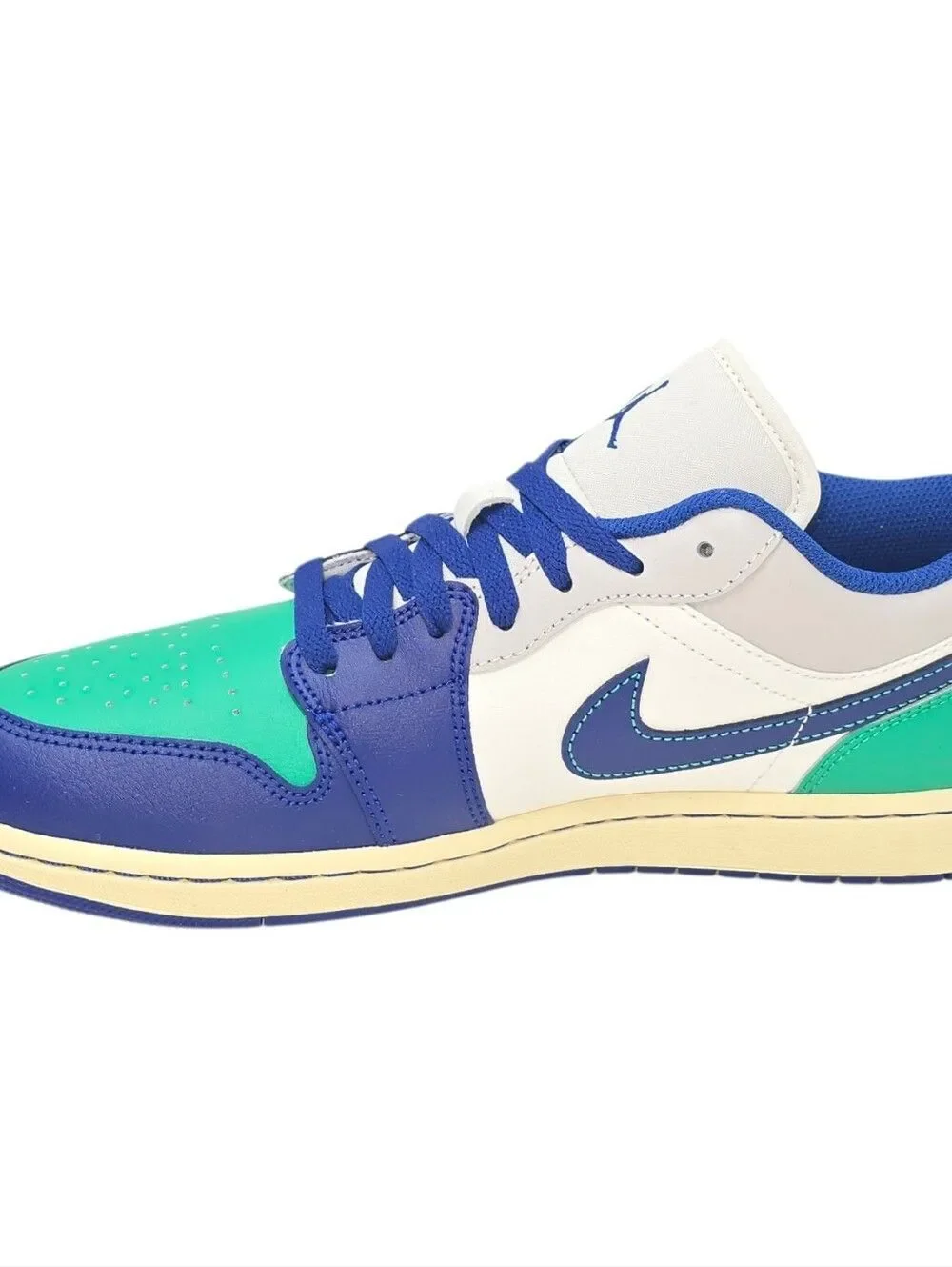 Nike AIR JORDAN 1 LOW RARE Sail Deep Royal Blue 553558 147